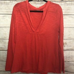 Ann Taylor Loft orange top
